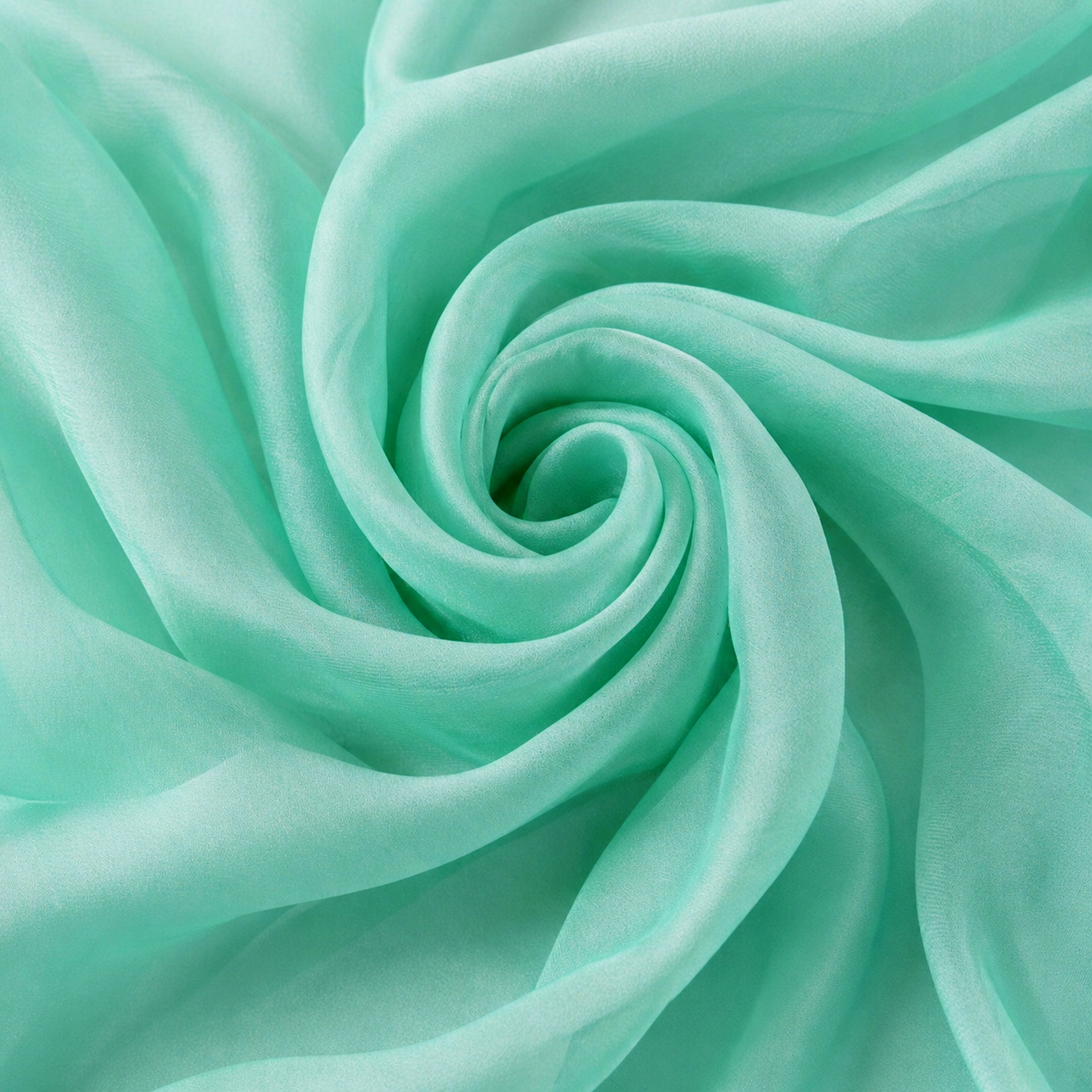 Emerald Tiffany Chiffon Fabric – Sheer Flowing Material