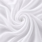 Chiffon Backdrop, Wedding Arch, Dusty, Light & Navy Blues Ceremony Draping | Polyester | 60 Inch Wide Panel, Sheer Matte Finish