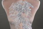 Soft Gray Floral Lace Pairs, Delicate Embroidered Motifs – 3 Styles