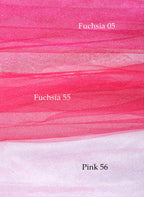The image is a collage of three images, each with a different color scheme. The top image is a gradient of pink and white, the middle image is a gradient of pink and white, and the bottom image is a gradient of pink and white. The text "Fuchsia 05", "Fuchsia 55", and "Pink 56" are present in the image.