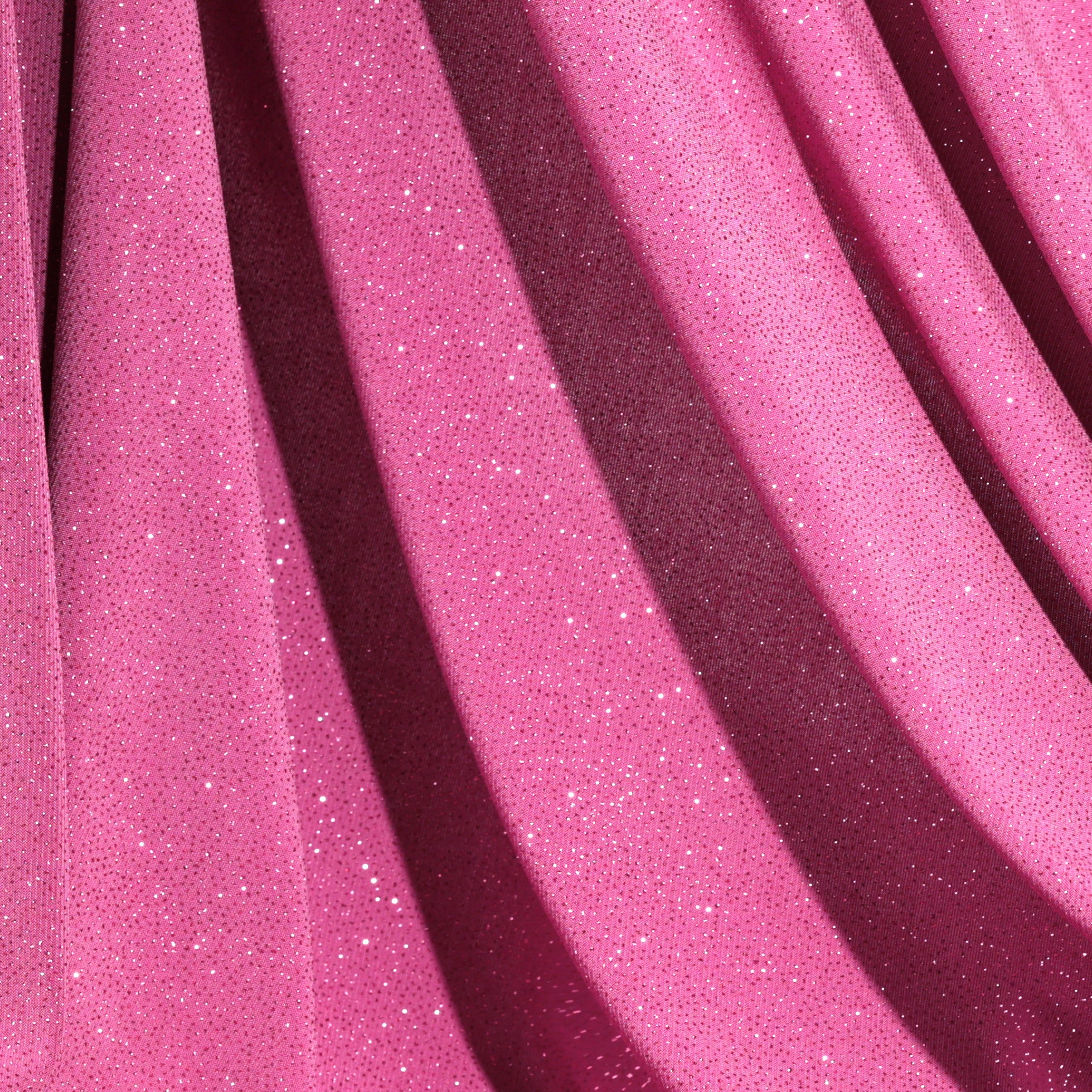 Glitter Spandex Knit Fabric: Shimmer Metallic 4-Way Stretch Material - 18 Colors