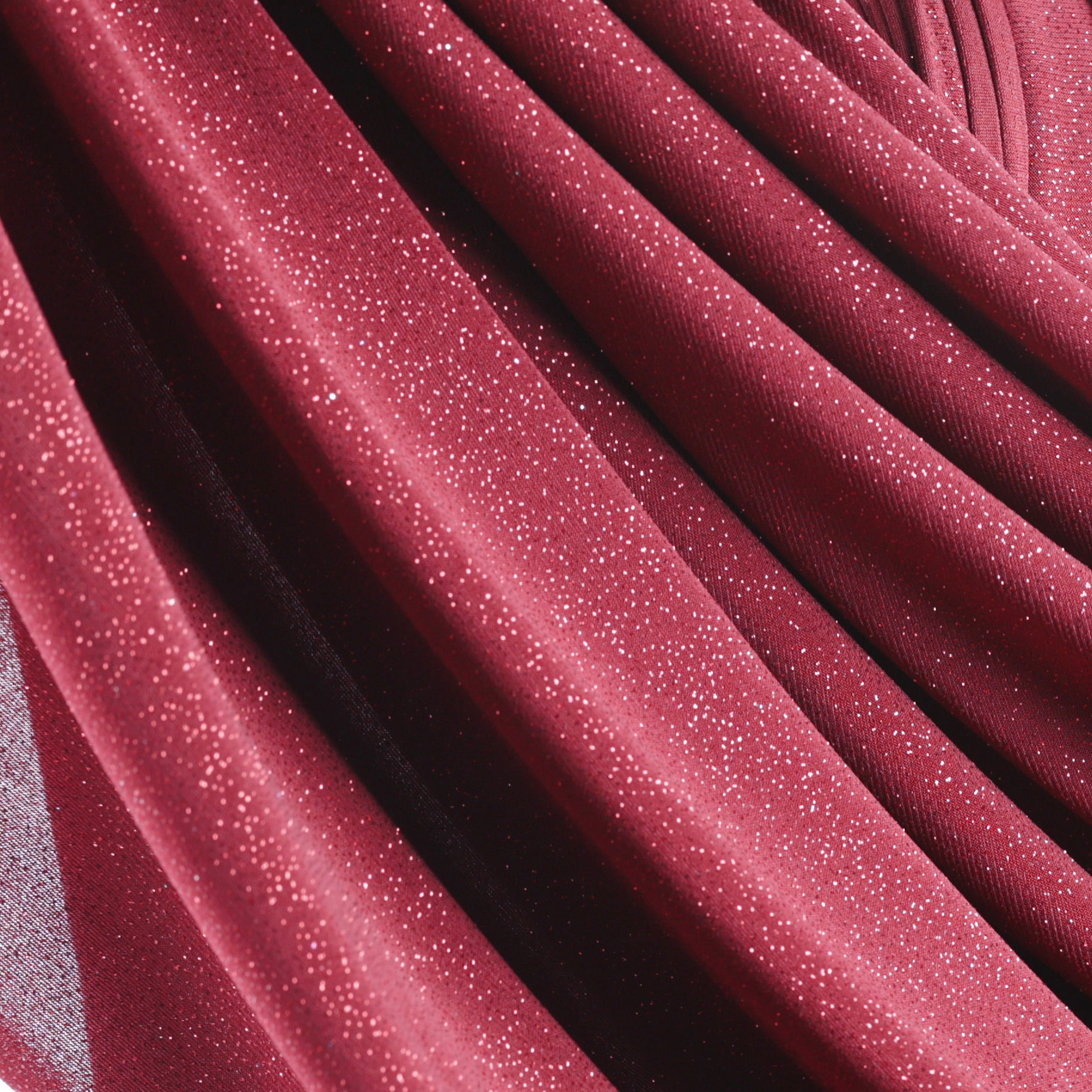 Glitter Spandex Knit Fabric: Shimmer Metallic 4-Way Stretch Material - 18 Colors