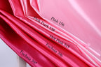 Bridal Satin Fabric Swatchbook: 54 Colors, Silky Polyester Material Color Preview