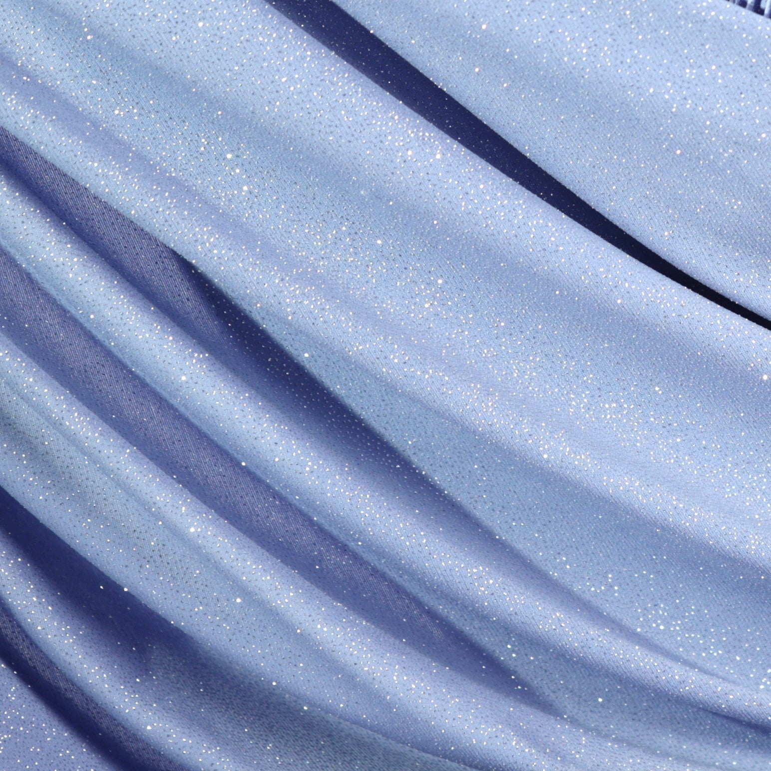 Glitter Spandex Knit Fabric: Shimmer Metallic 4-Way Stretch Material - 18 Colors