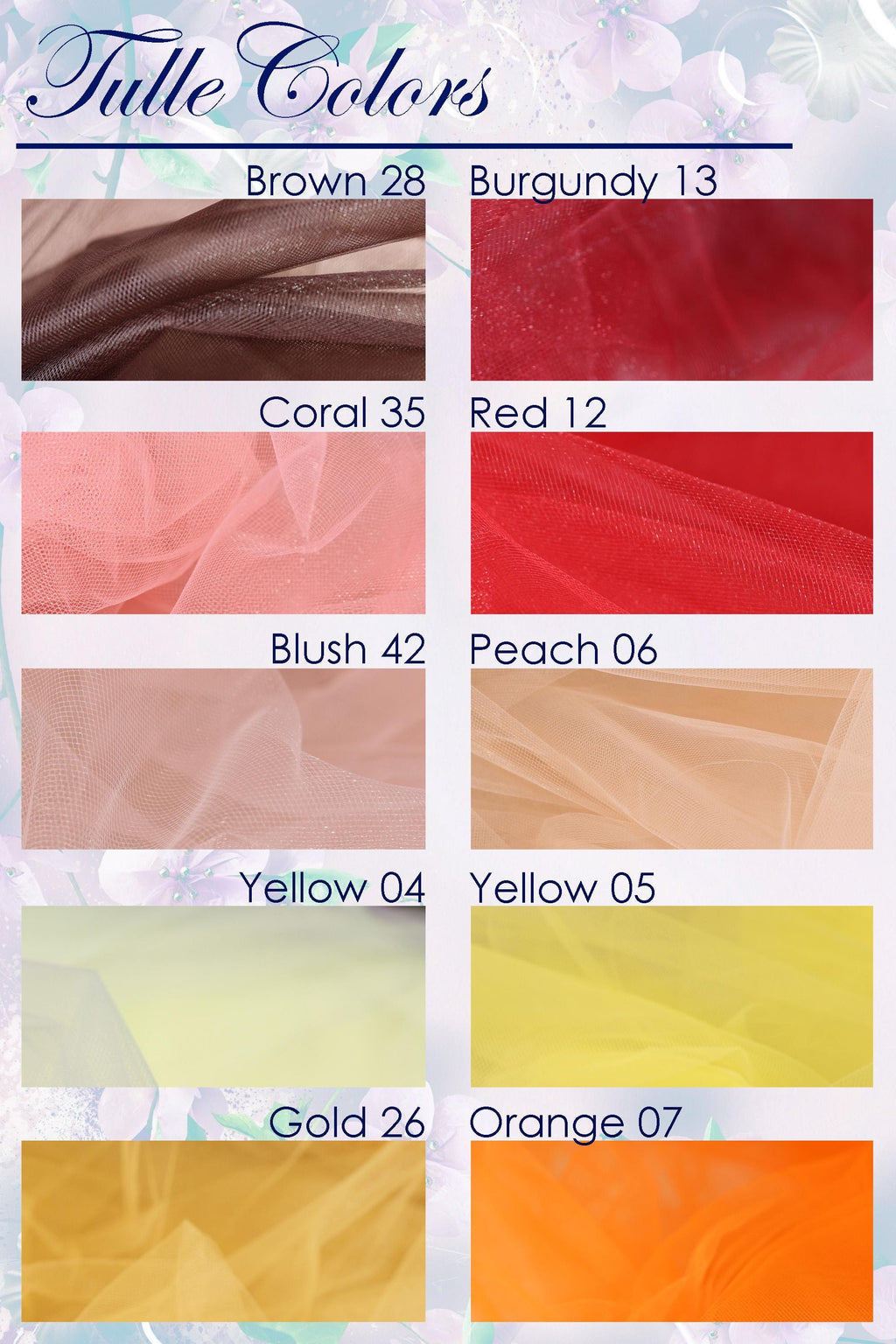 a bunch of different colors of fabric