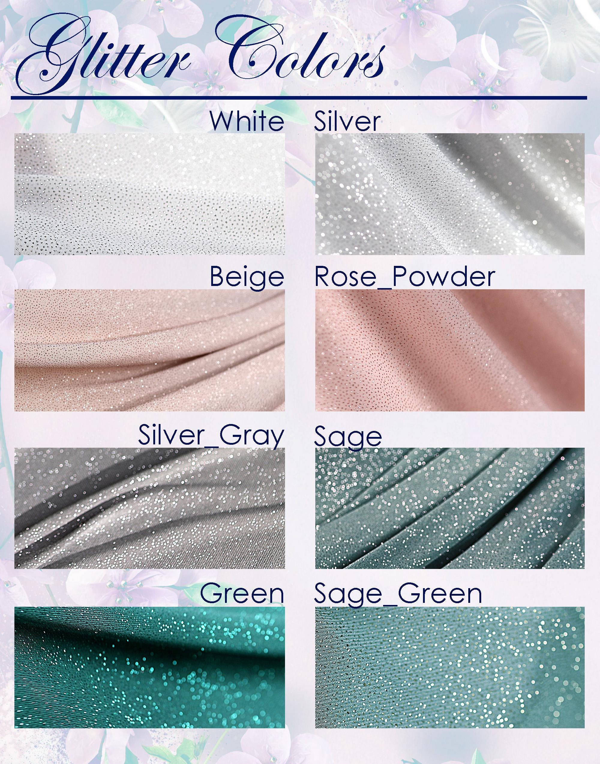 a poster with different colors of fabric