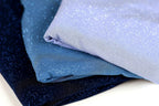 Blue-Navy Glitter Knit Fabric, 4-Way Stretch Dancewear Costume Fashion