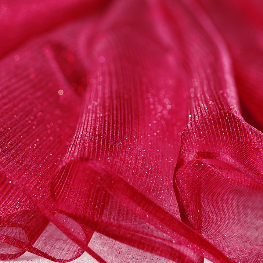 Glitter Tulle Fabric: 20 Colors Sparkle Mesh, Semi-Soft - by the Yard
