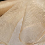 Gold Champagne Glitter Tulle Fabric – Sparkly Mesh