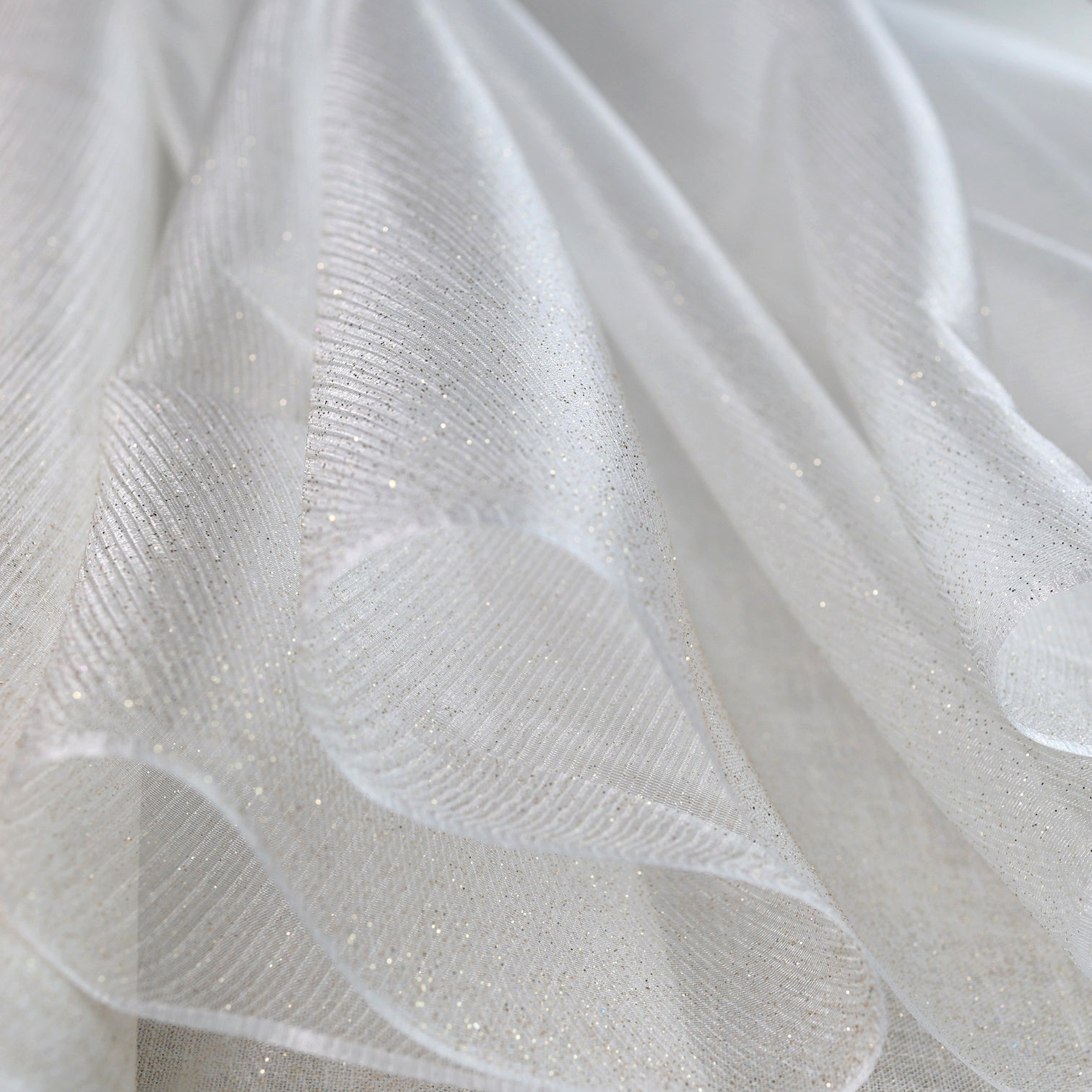 Glitter Tulle Fabric: 20 Colors Sparkle Mesh, Semi-Soft - by the Yard