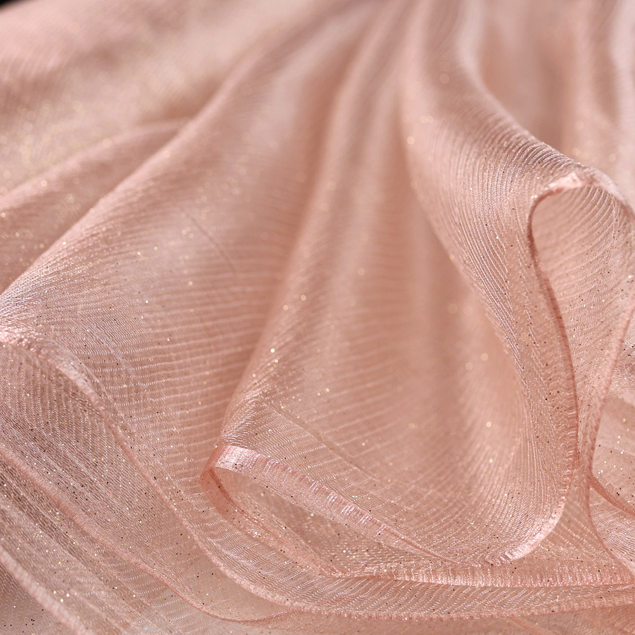 Glitter Tulle Fabric: 20 Colors Sparkle Mesh, Semi-Soft - by the Yard
