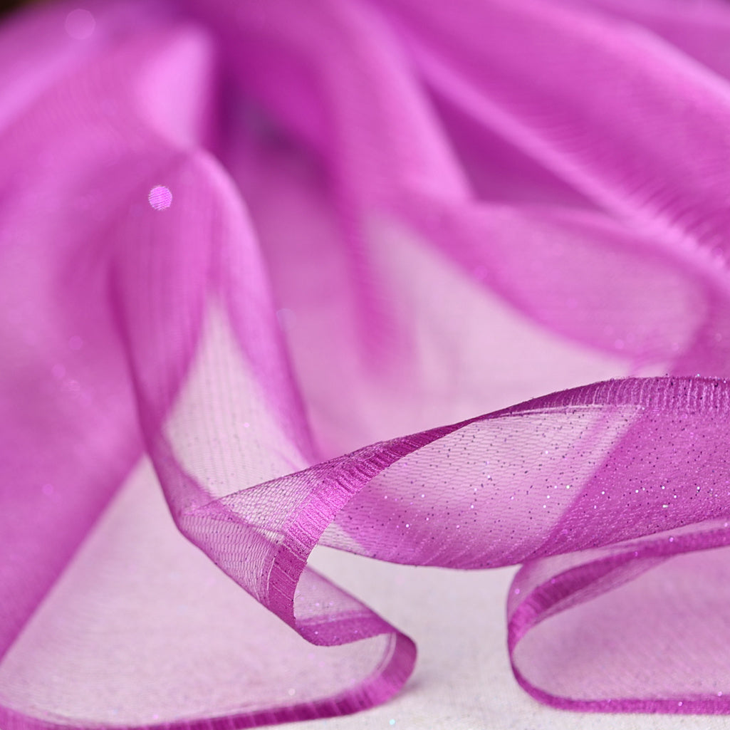 Glitter Tulle Fabric: 20 Colors Sparkle Mesh, Semi-Soft - by the Yard