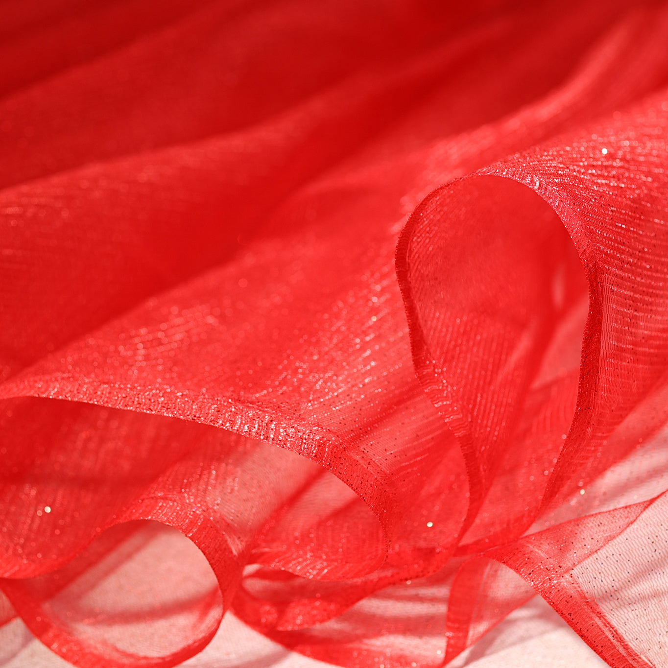 Glitter Tulle Fabric: 20 Colors Sparkle Mesh, Semi-Soft - by the Yard