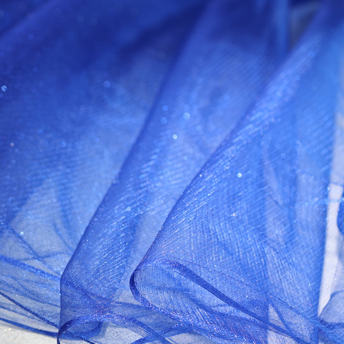 Glitter Tulle Fabric: 20 Colors Sparkle Mesh, Semi-Soft - by the Yard