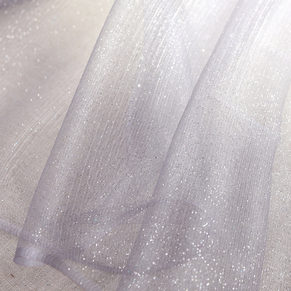 Glitter Tulle Fabric: 20 Colors Sparkle Mesh, Semi-Soft - by the Yard