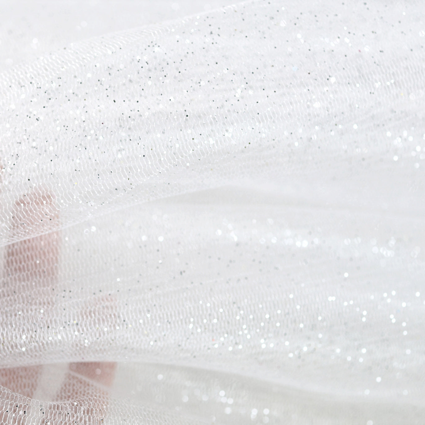 Glitter Tulle Fabric: 20 Colors Sparkle Mesh, Semi-Soft - by the Yard