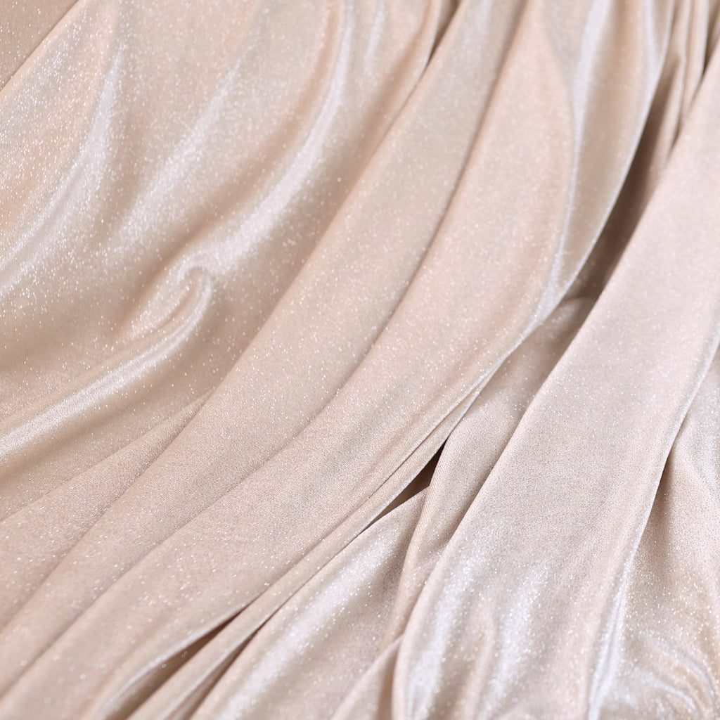 Glitter Velvet Fabric Swatches: 14 Colors, Soft 4-Way Stretch Sample, Shimmering Glitter Fabric Color Preview