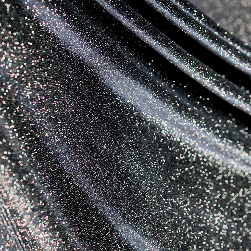 Glitter Velvet Stretch Fabric by Yard, 4-Way Stretch for Dance Costumes Eveningwear
