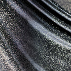 Glitter Velvet Stretch Fabric by Yard, 4-Way Stretch for Dance Costumes Eveningwear