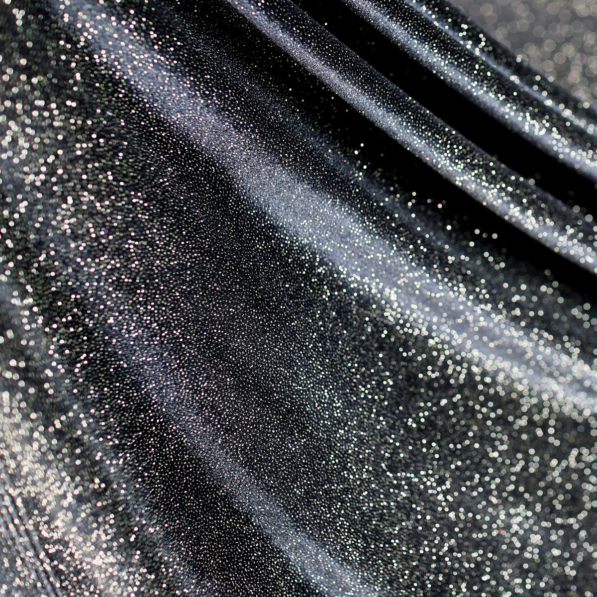 Black Glitter Velvet Fabric by the Yard, Stretch Velvet for Costumes, Eveningwear and Stage Apparel