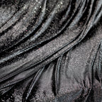 Glitter Velvet Stretch Fabric by Yard, 4-Way Stretch for Dance Costumes Eveningwear