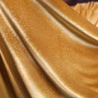 Glitter Velvet Stretch Fabric by Yard, 4-Way Stretch for Dance Costumes Eveningwear