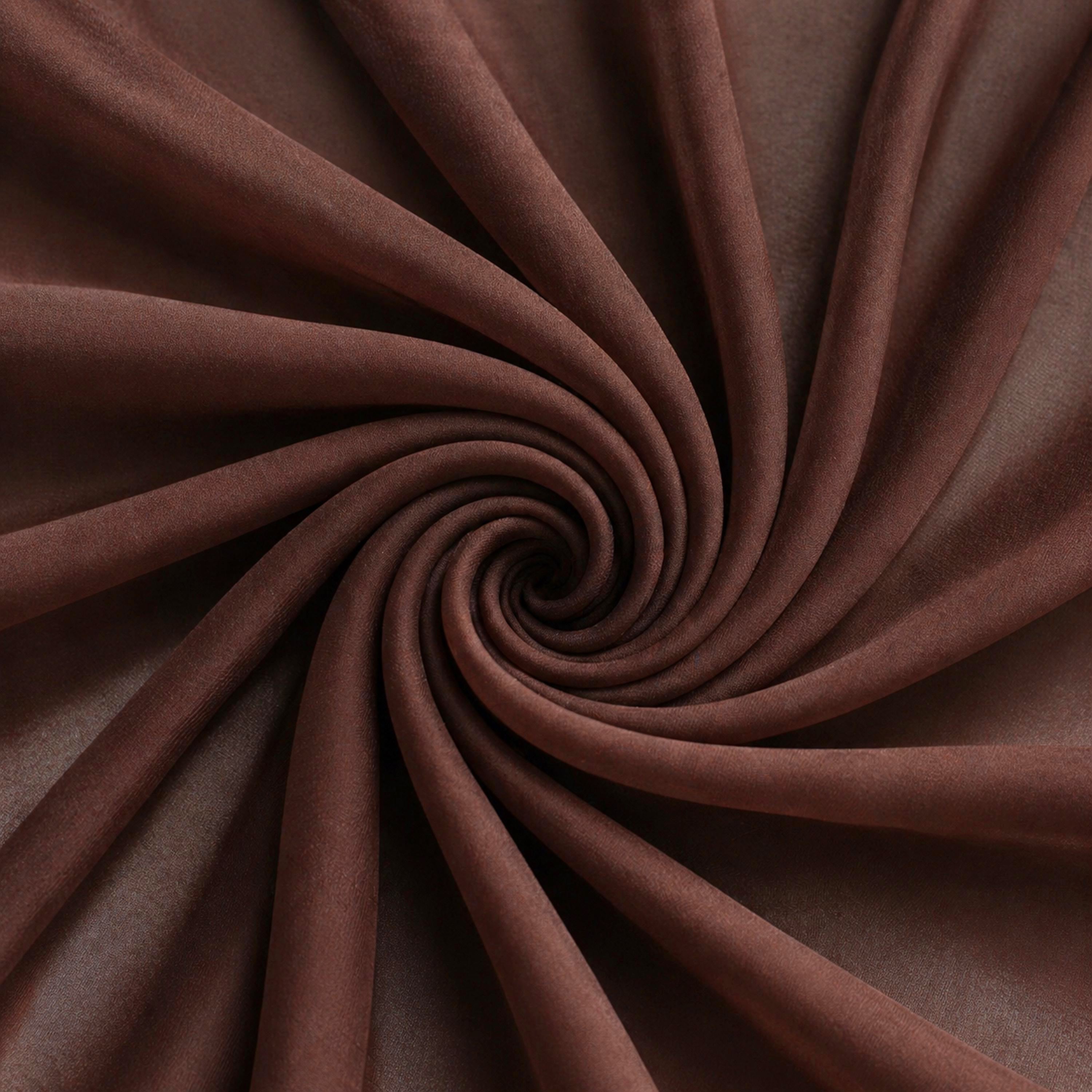 Brown Chiffon Fabric – Sheer Flowing Material for Dresses, Costumes & Decor