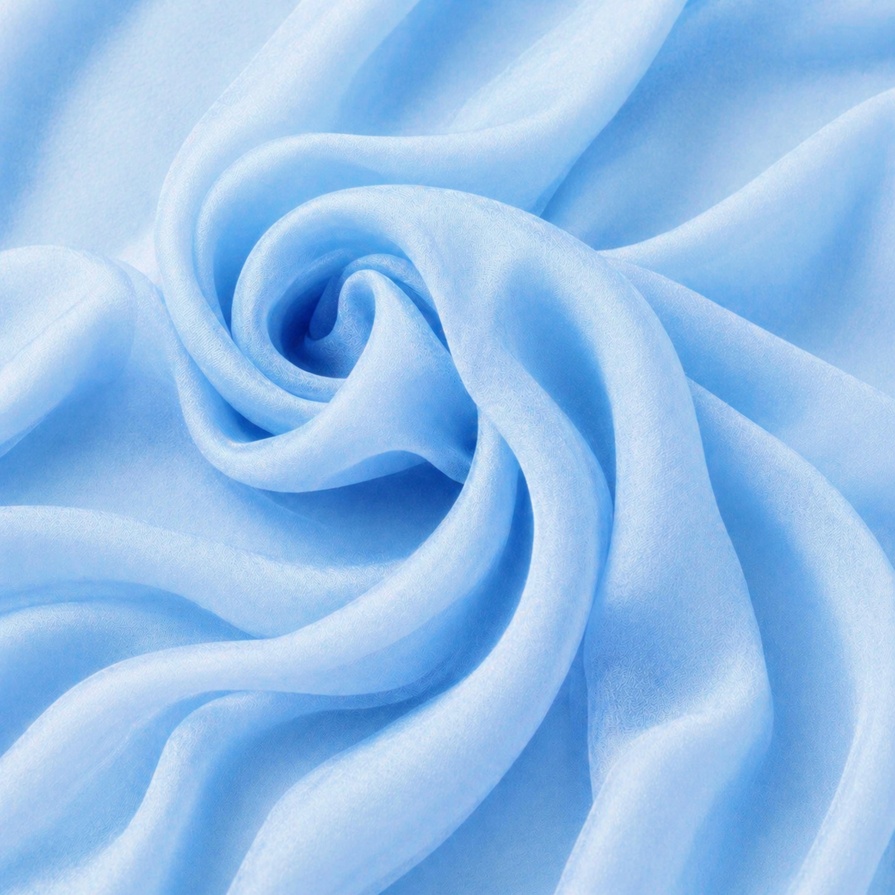 Blue Chiffon Fabric – Sheer Flowing Material for Dresses, Bridesmaid & Decor