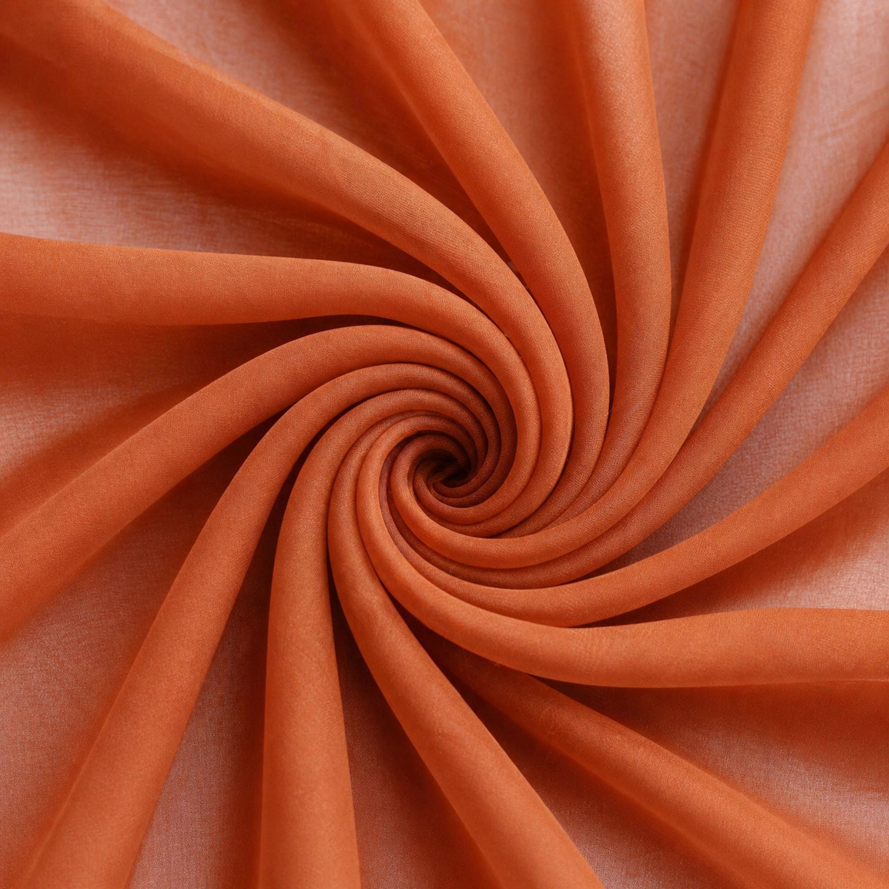 Brown Chiffon Fabric – Sheer Flowing Material for Dresses, Costumes & Decor