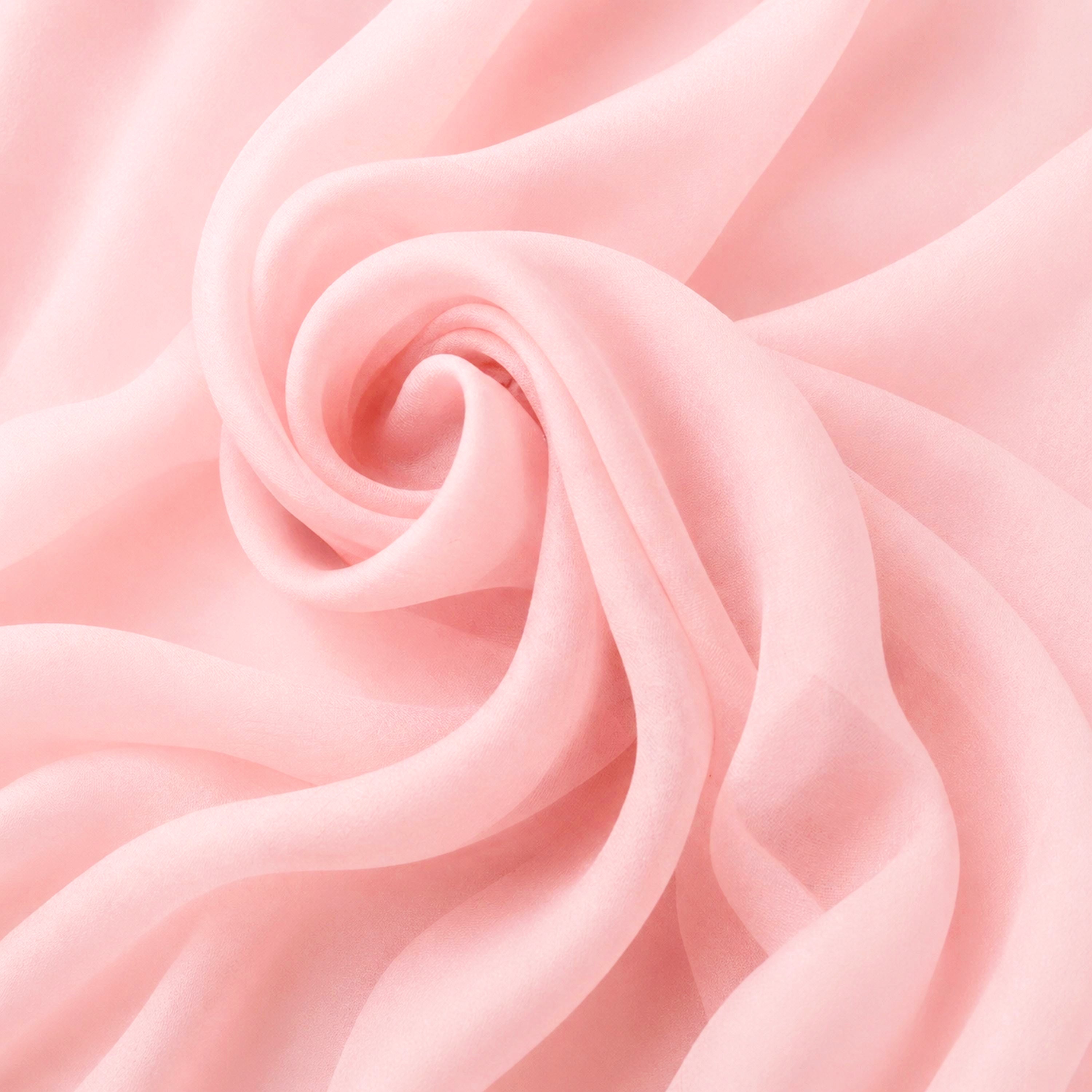 Pink Chiffon Fabric – Sheer Material for Dresses & Decor