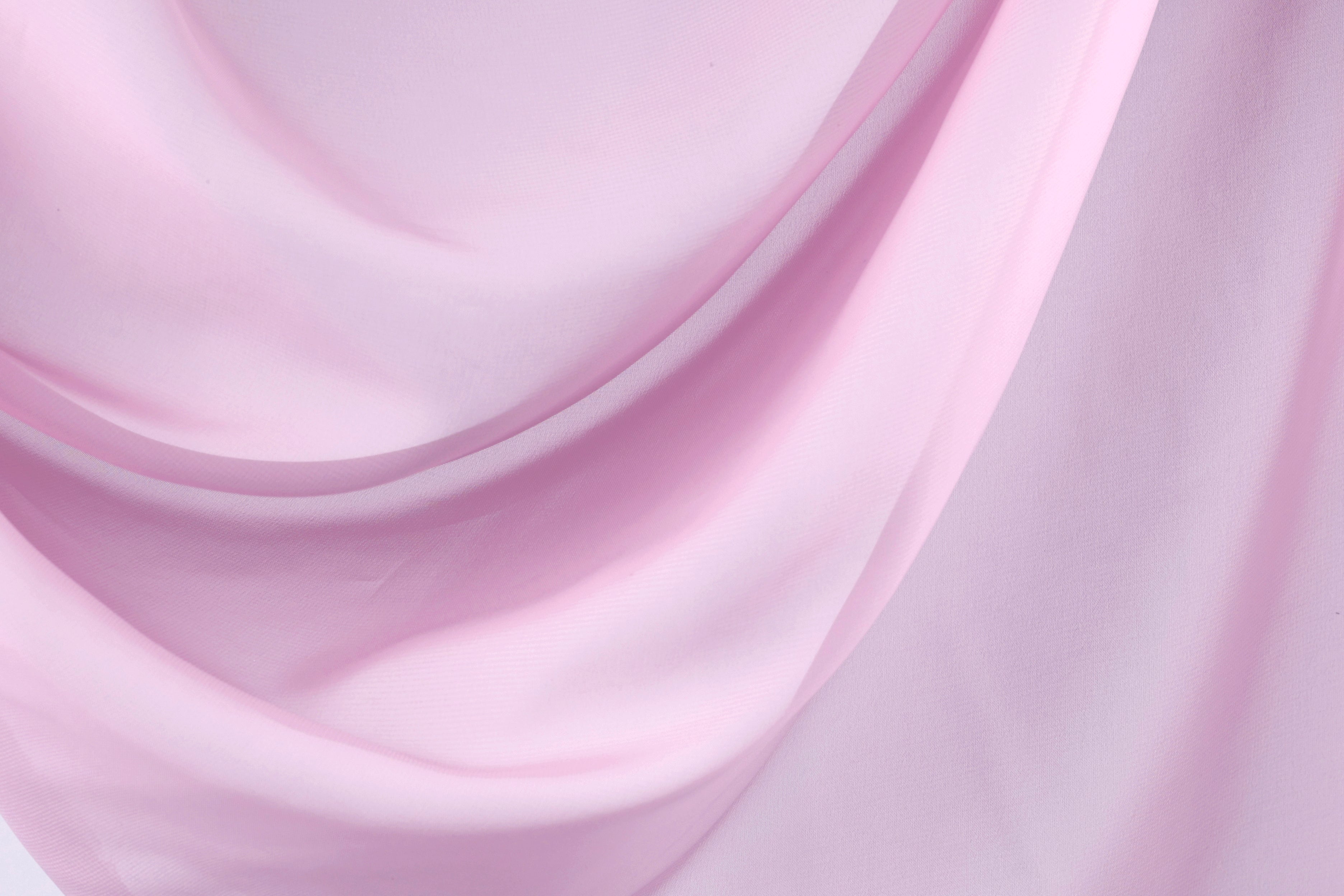 Pink Chiffon Fabric – Sheer Material for Dresses & Decor