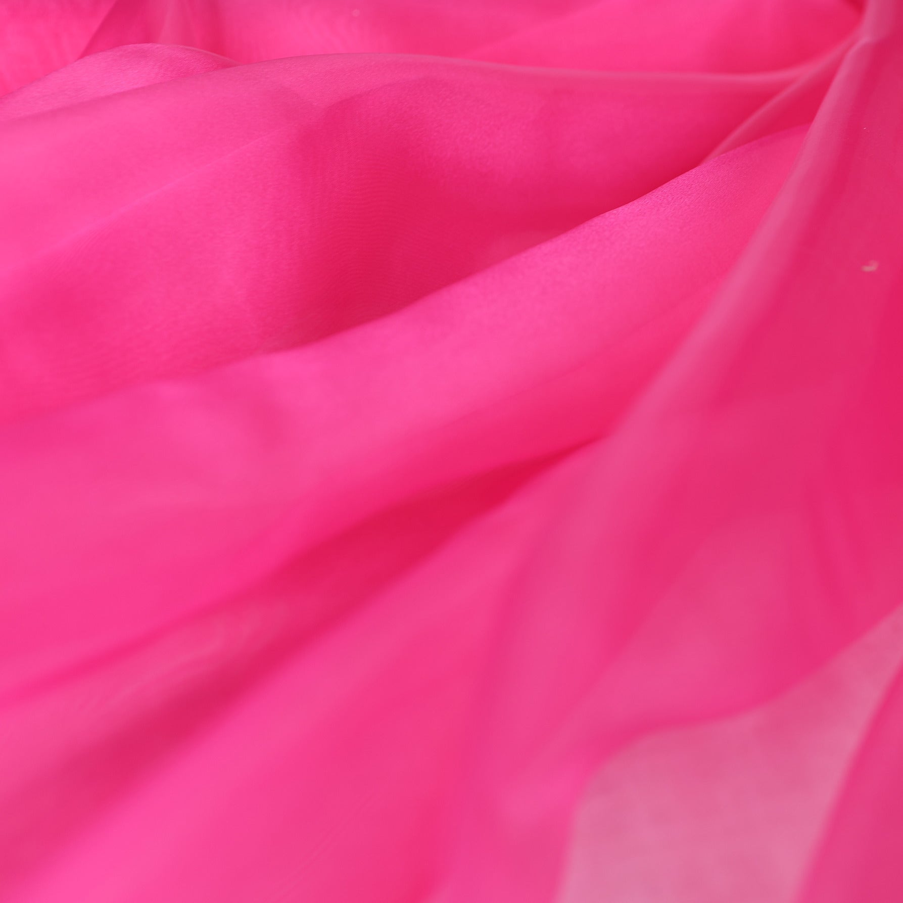 Vibrant Fuchsia Crystal Organza Fabric – Sheer Organdy 58/60" by the Yard
