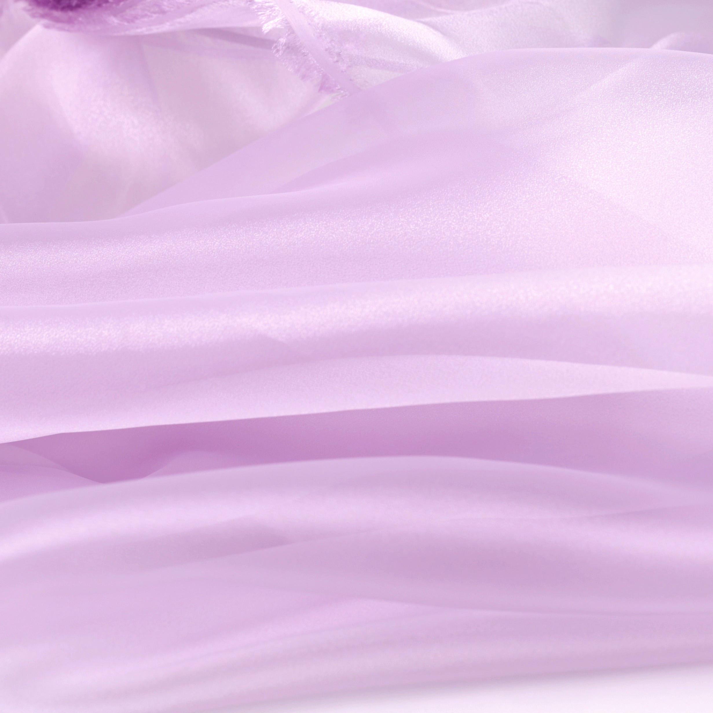 Lavender to Eggplant Crystal Organdy – Violet Organza Fabric 58/60"