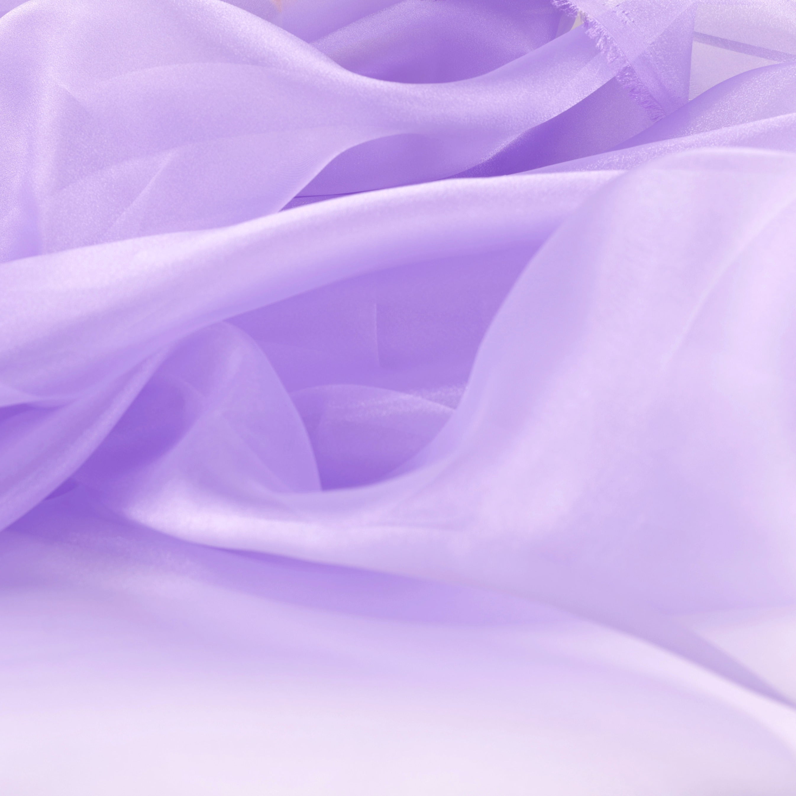 Lavender to Eggplant Crystal Organdy – Violet Organza Fabric 58/60"