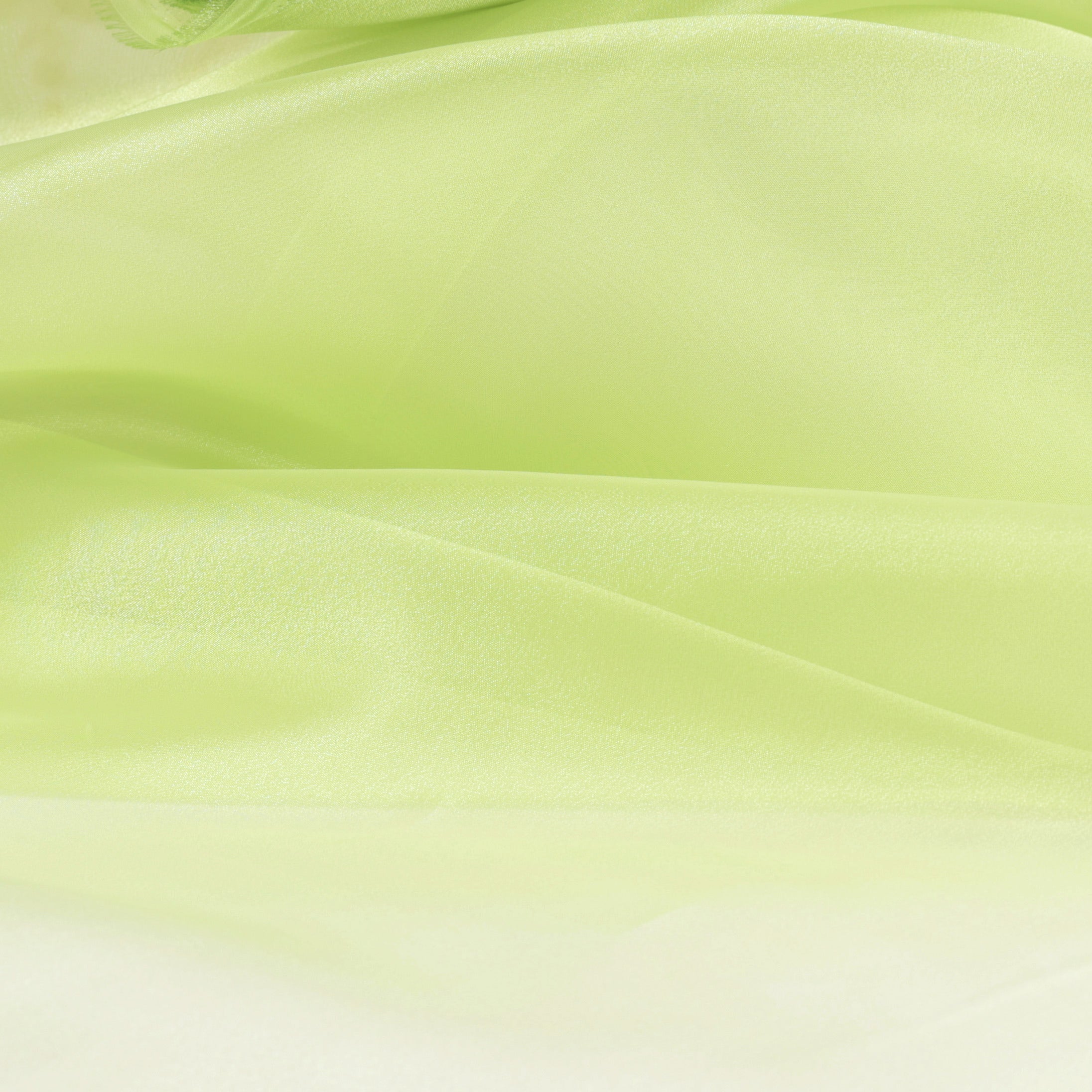 Yellow & Lime Crystal Organdy Fabric – Sheer Organza 58/60" Yardage