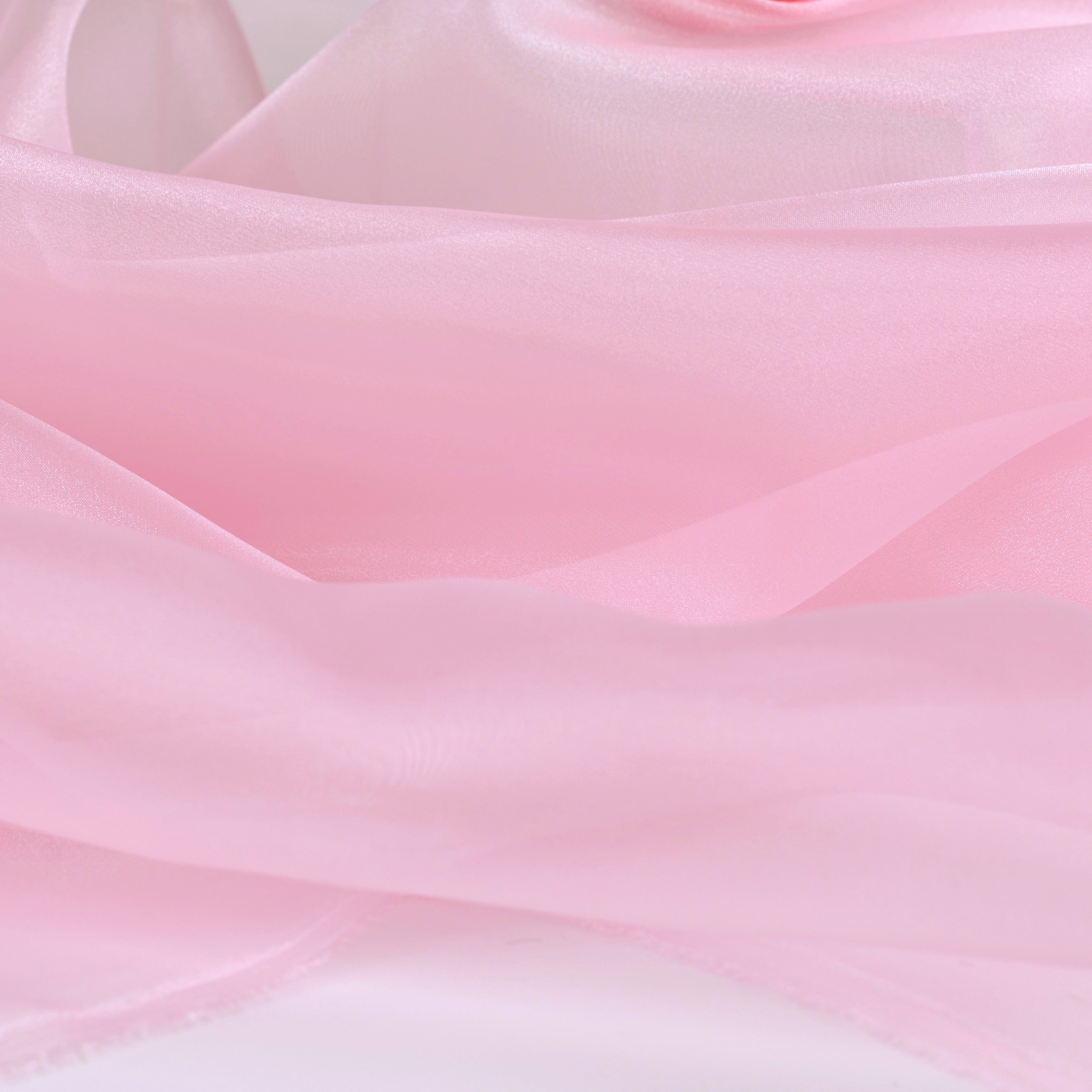 Blush Pink Crystal Organdy Fabric – Rose Organza 58/60" by the Yard