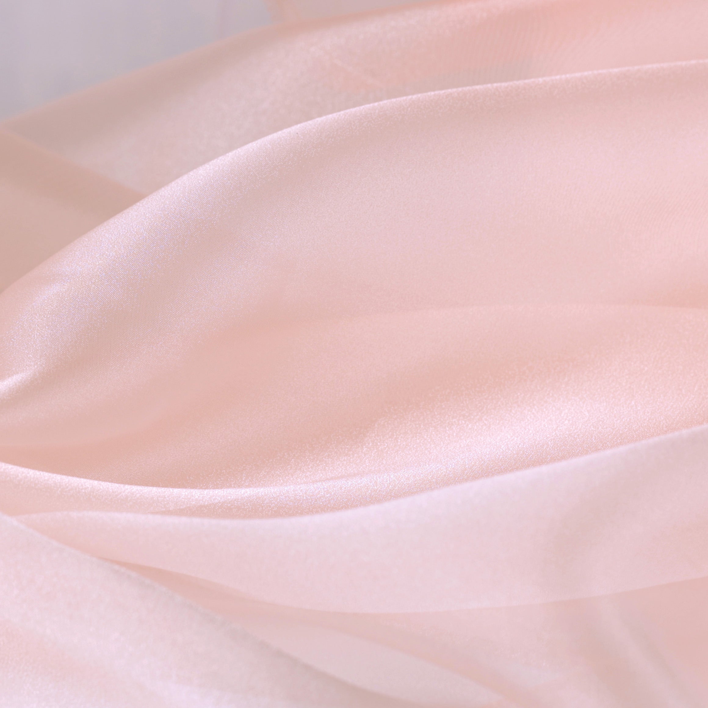 Blush Pink Crystal Organdy Fabric – Rose Organza 58/60" by the Yard