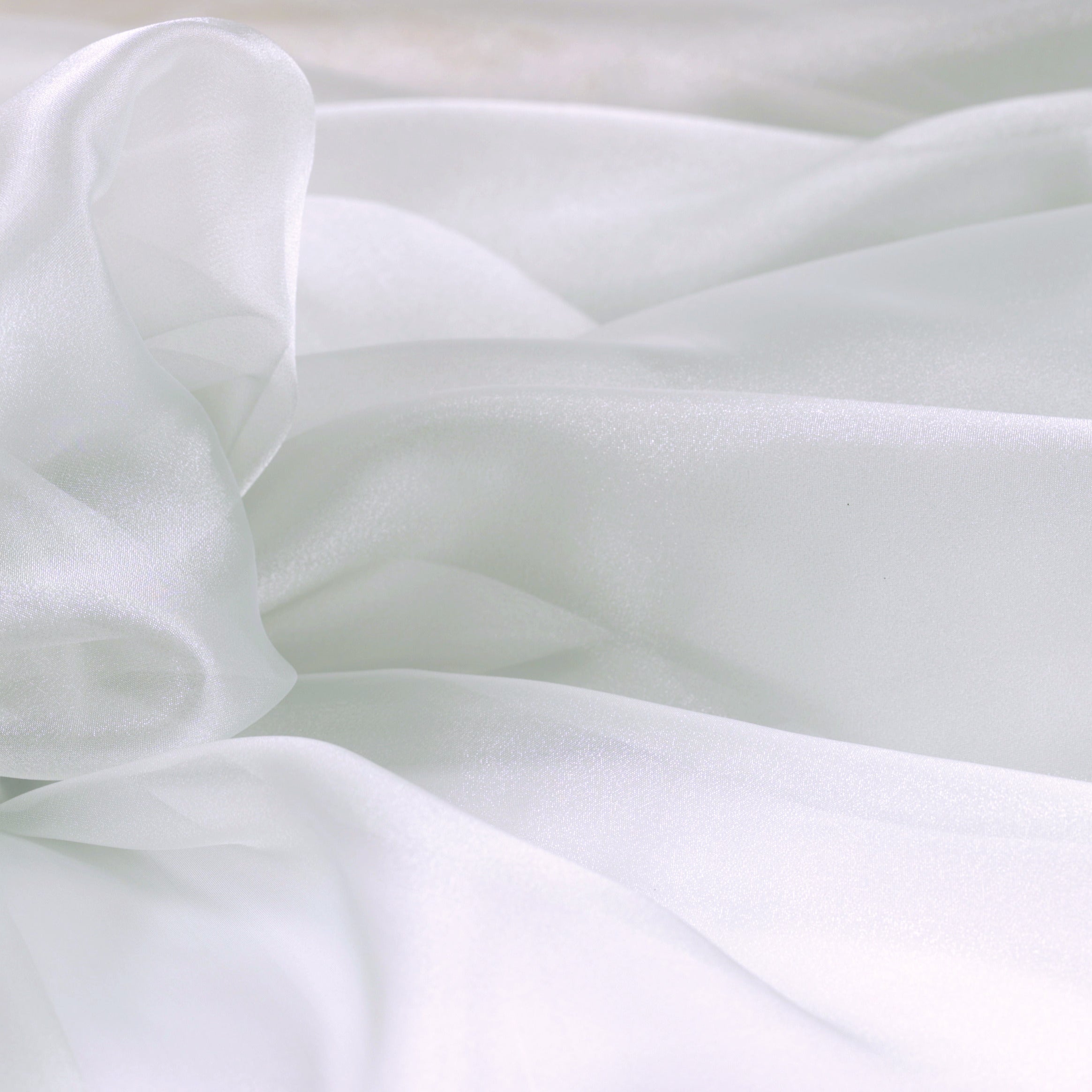 Silver & Gray Crystal Organdy Fabric – Sheer Organza 58/60" Yardage