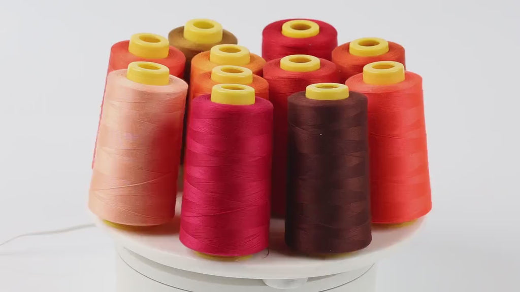 4150-Yards Polyester Sewing Thread Cone, 38 Colors