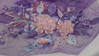 Vibrant Floral Lace Applique Pairs, Beaded 3D Embroidery – 3 Colors