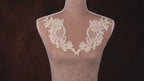 Festive Champagne & Gold Lace Applique Pairs – 4 Elegant Styles