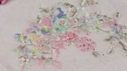 Fresh Green Floral Appliques, Multicolor 3D & Beaded Lace – 4 Styles