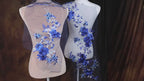 Blue Statement Lace Appliques, Sapphire to Dark Blue – 5 Styles