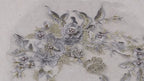 Silver 3D Floral Appliques, Statement & Accent Designs