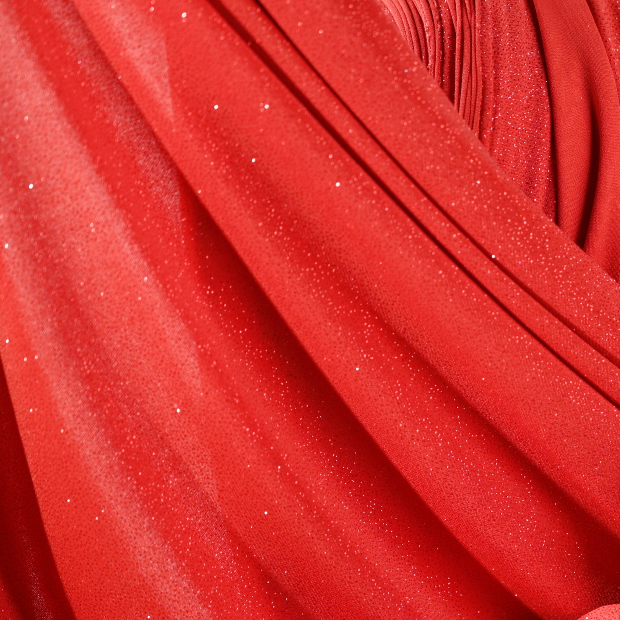 Glitter Spandex Knit Fabric: Shimmer Metallic 4-Way Stretch Material - 18 Colors