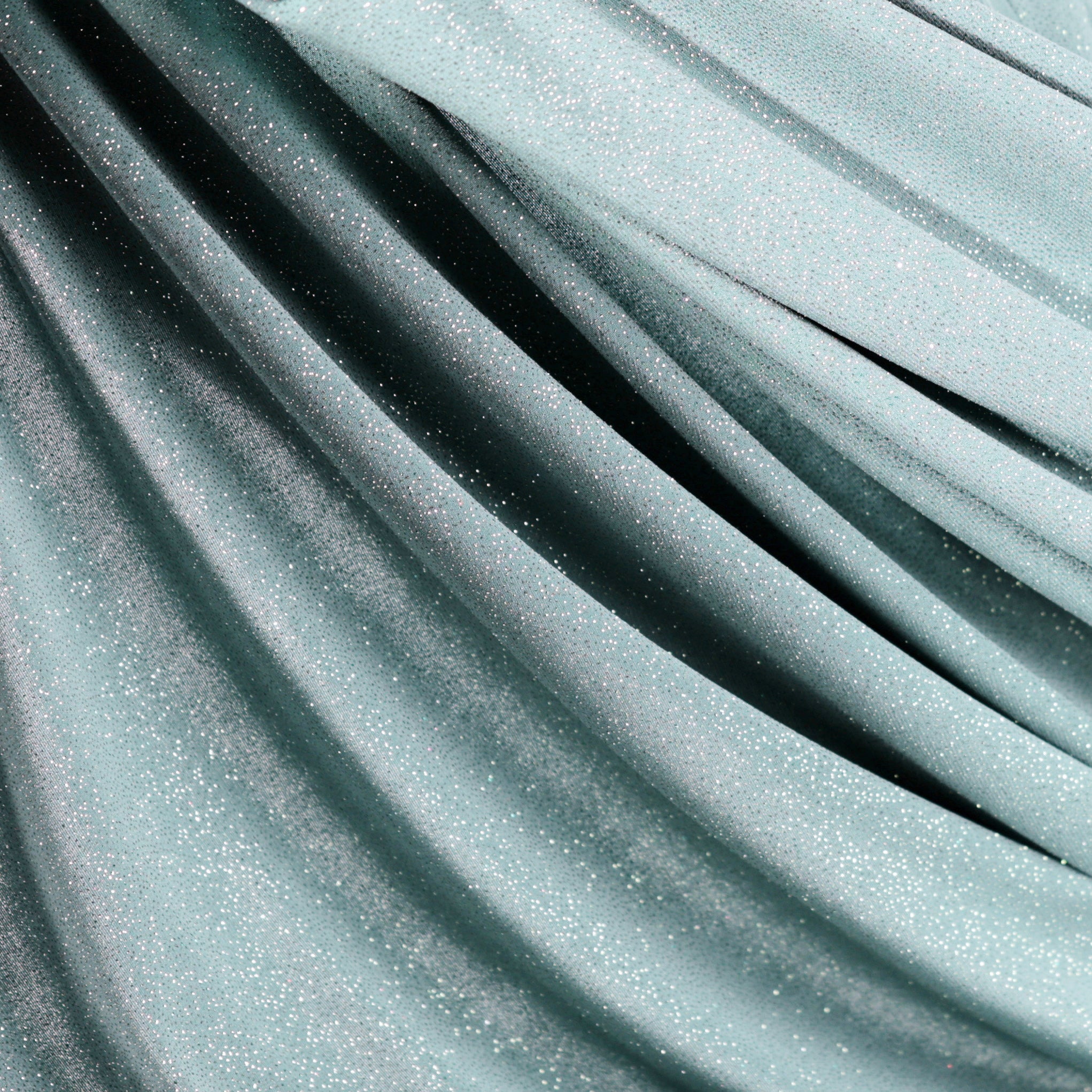 Glitter Spandex Knit Fabric: Shimmer Metallic 4-Way Stretch Material - 18 Colors