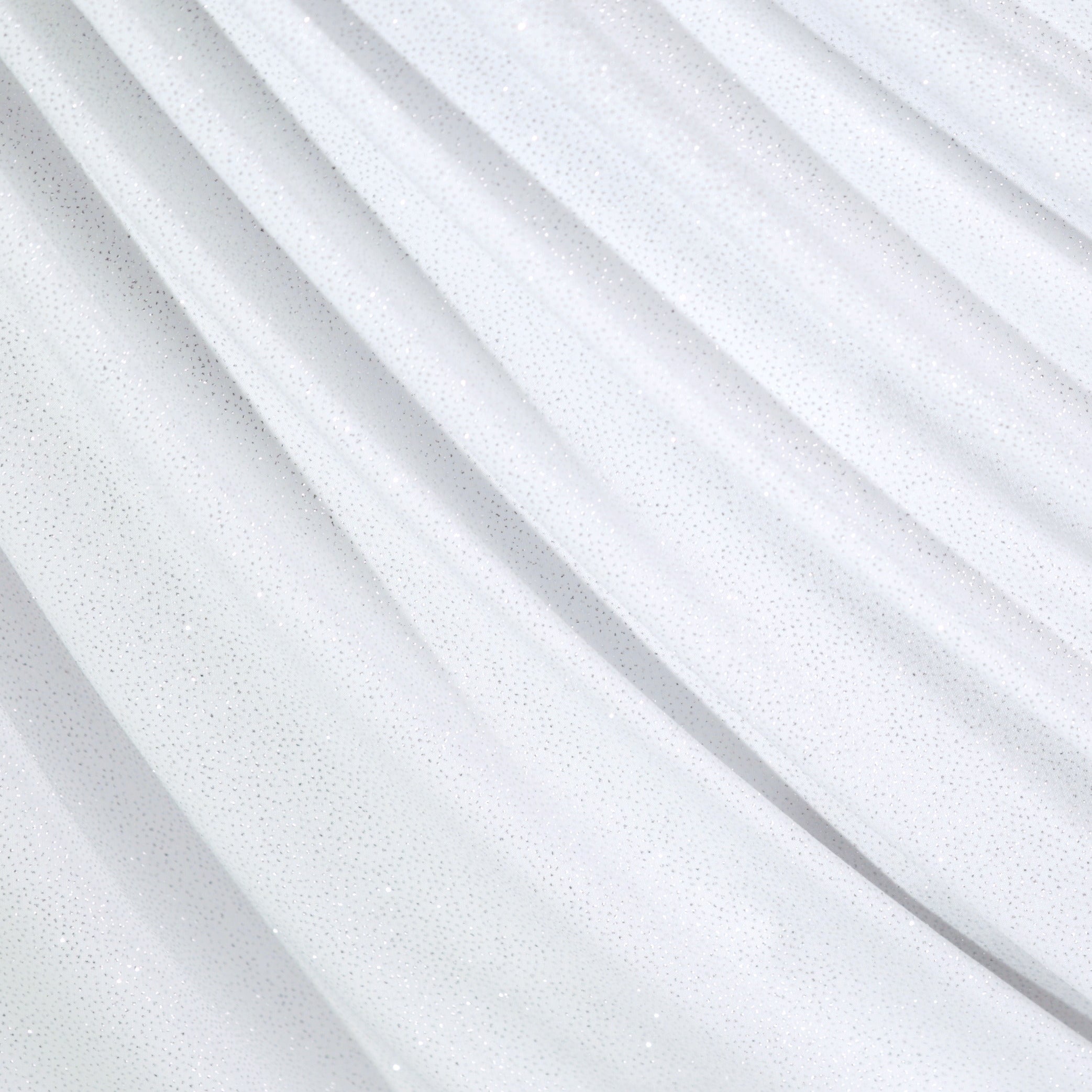Glitter Spandex Knit Fabric: Shimmer Metallic 4-Way Stretch Material - 18 Colors